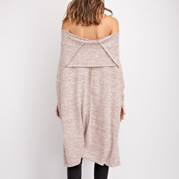 ❄️LAST1️⃣//OATMEAL SPECKLED KNIT TOP - Picture 5 of 8